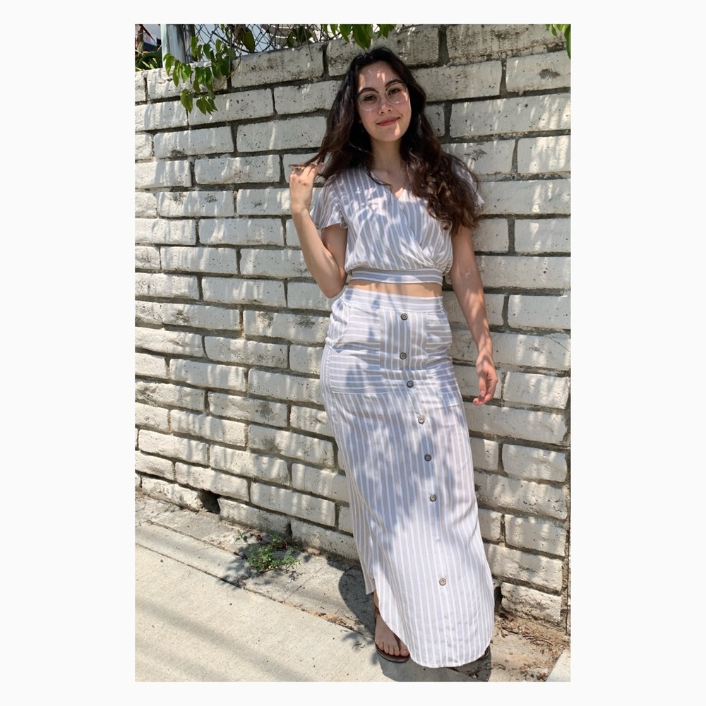 Kara maxi skirt set✨